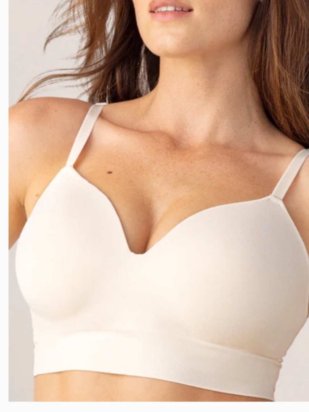 Shapermint Truekind® Supportive Comfort Shaping Bra Sz L in Chai
